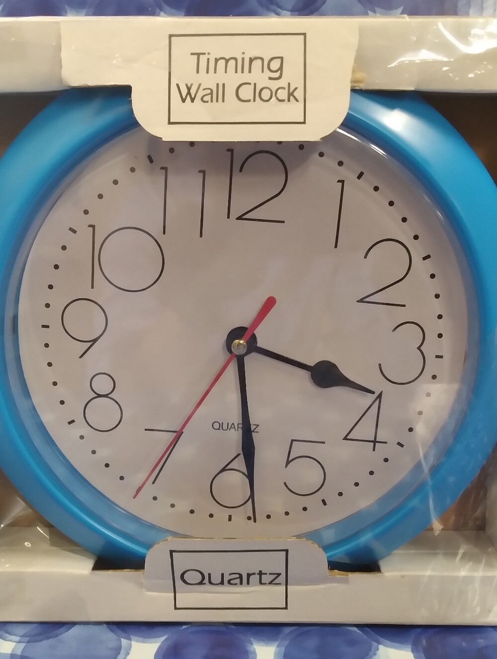 Quartz Clock Color Blue Great For Dorm Room Or Your Kitchen